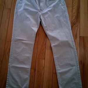 Gap 1969 Men's 100% Cotton Pants, Light Tan Color, Sz 36x32 Slim